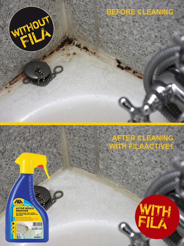 Konzeptdarstellung – Beispielhafte Visualisierung – Nachher: Schimmel auf Naturstein entfernen