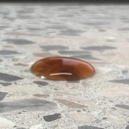 Terrazzo versiegelt - Kaffee-Test