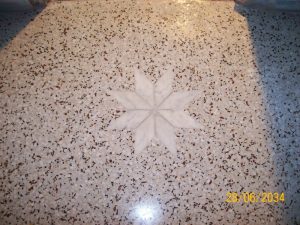 Terrazzo mit Stern-Muster - Dekorative Elemente