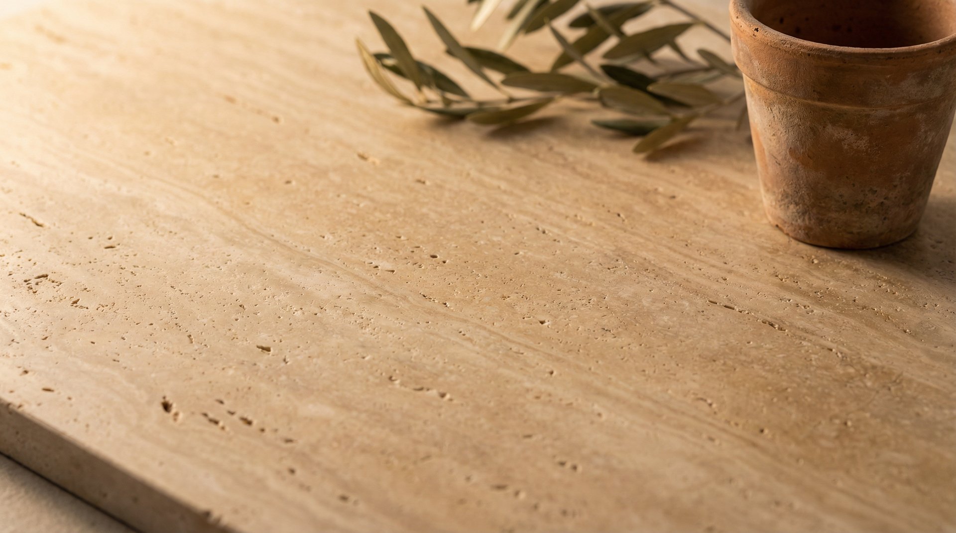 Travertin reinigen und pflegen