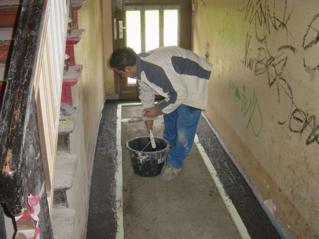 Terrazzo Sanierung vorher