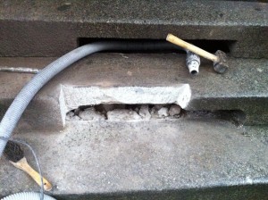 Granitplatten Ausbruch hamburg