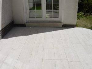 Travertinplatten Terrassenplatten reinigen Potsdam